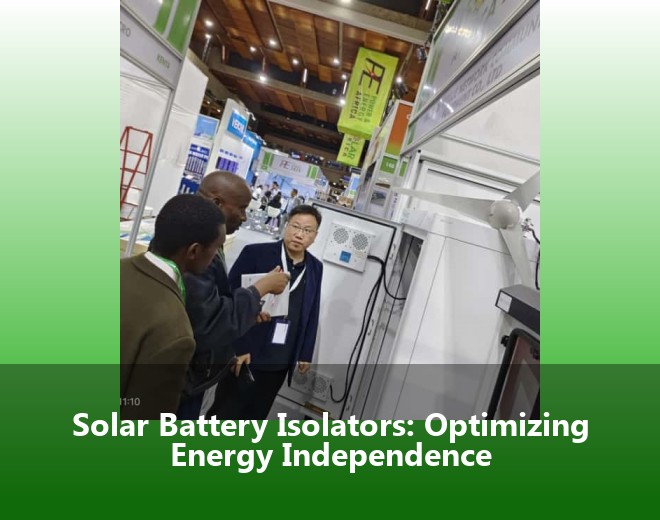 Solar Battery Isolators: Optimizing Energy Independence